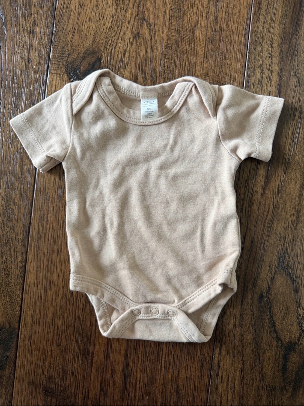 Colored Organics Beige Bodysuit